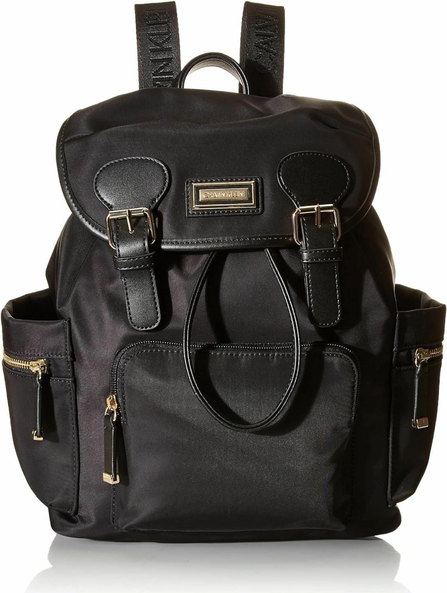 Backpack Handbags | Calvin Klein Calvin Klein Belfast Nylon Buckle Backpack