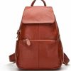 Backpack Handbags | zency 15 Colors Real Soft 100% Genuine Leather Women Backpack Fashion Ladies Travel Bag Preppy Style For Woman (Pure White)