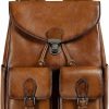 Backpack Handbags | COOLCY Coolcy Women Vintage Genuine Leather Backpack Purse Fashion Rucksack Practical And Stylish Retro Daypack Bag (Brown) One_Size