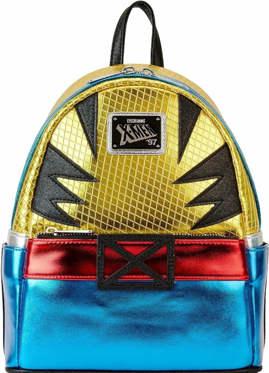 Backpack Handbags | Loungefly Marvel Metallic X-Men Wolverine Cosplay Mini Backpack