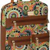 Backpack Handbags | KLEIO Kleio Uni Adult Vegan Leather Printed Canvas Backpack Handbag Mid Size Multi Dot