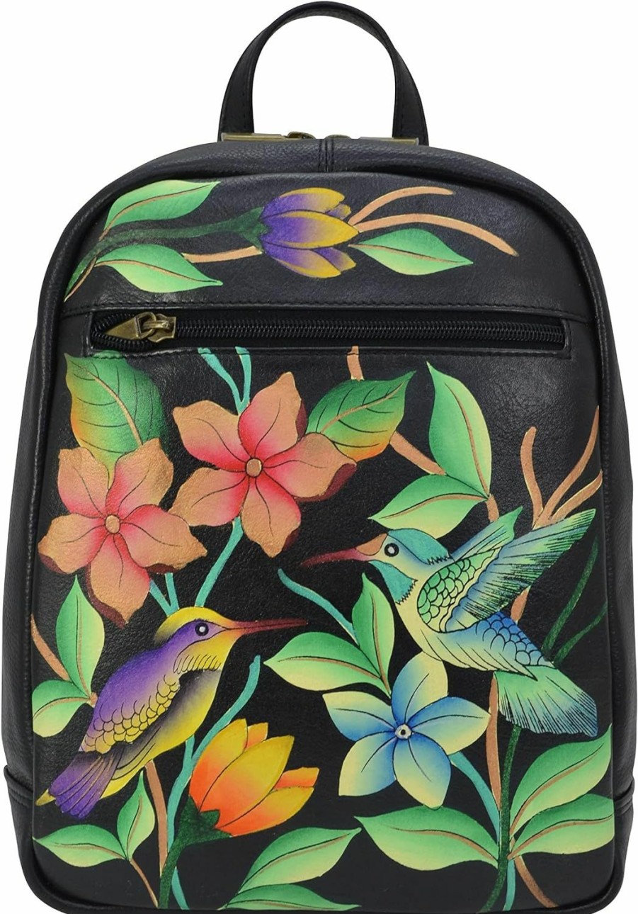 Backpack Handbags | Anna by Anuschka Anna By Anuschka Hand Painted Women'S Genuine Leather Medium Backpack