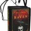 Backpack Handbags | Things2Die4 The Raven Vinyl Book Backpack Purse 11 Inches High - Your Ultimate Gothic Literature Fashion Accessory Statement