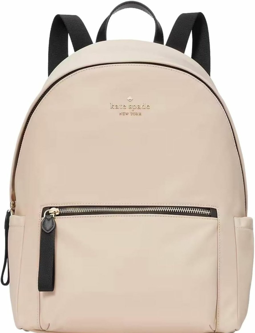 Backpack Handbags | Kate Spade New York Kate Spade New York Women'S Chelsea Ksnyl Large Backpack, Warm Beige