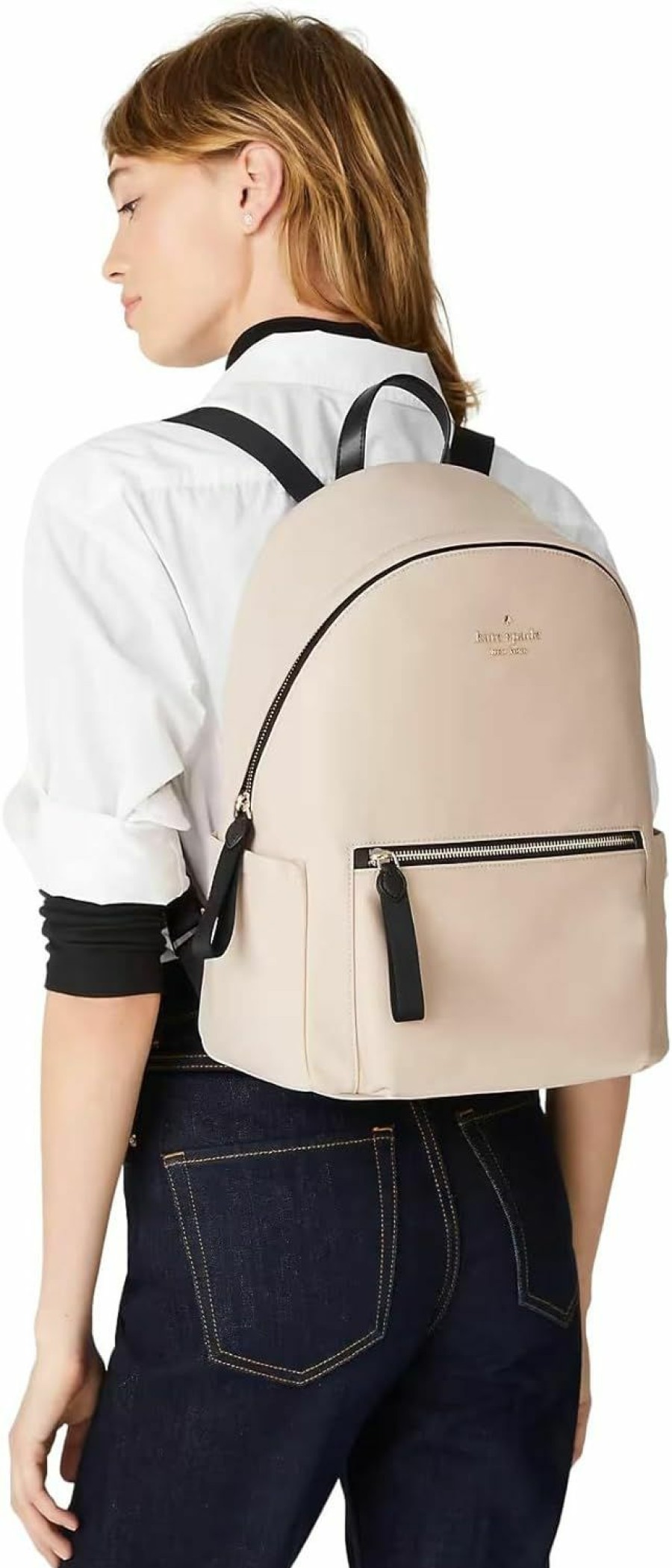 Backpack Handbags | Kate Spade New York Kate Spade New York Women'S Chelsea Ksnyl Large Backpack, Warm Beige