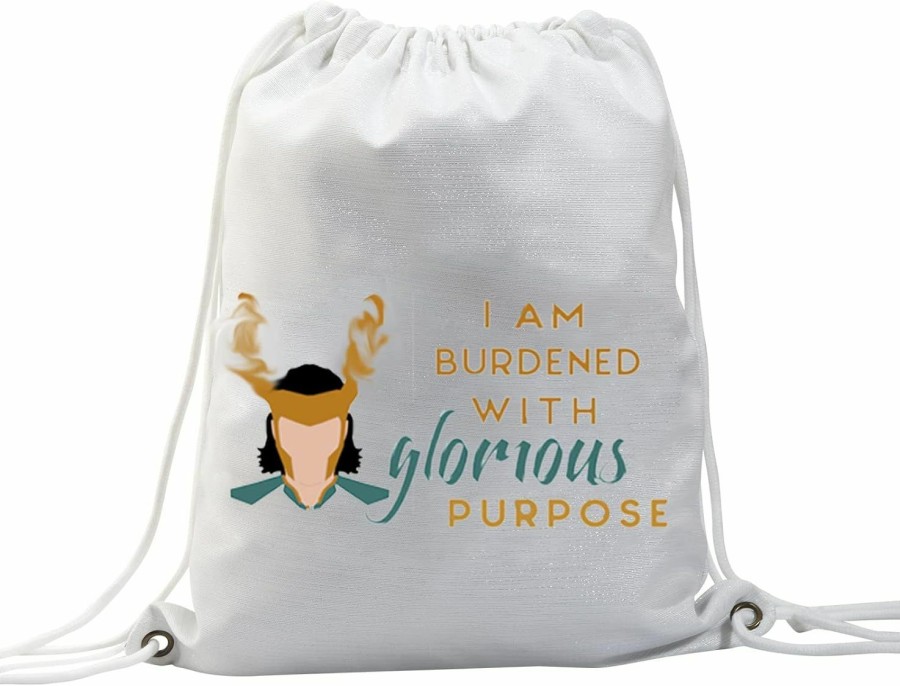 Backpack Handbags | TSOTMO Tsotmo Tv Show Inspired Gift I Am Burdened With Glorious Purpose Novelty Cosmetic Bag Fans Gift Friendship Gift