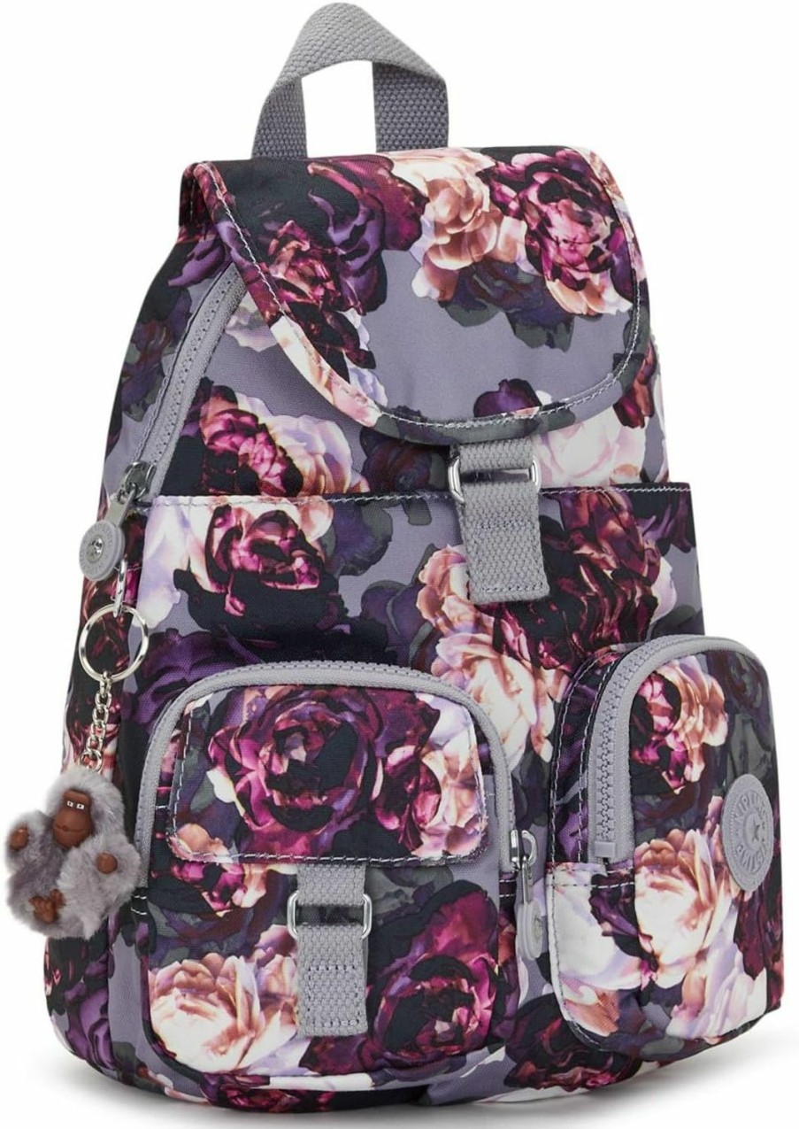 Backpack Handbags | Kipling Kipling Lovebug Small Printed Backpack Kissing Floral