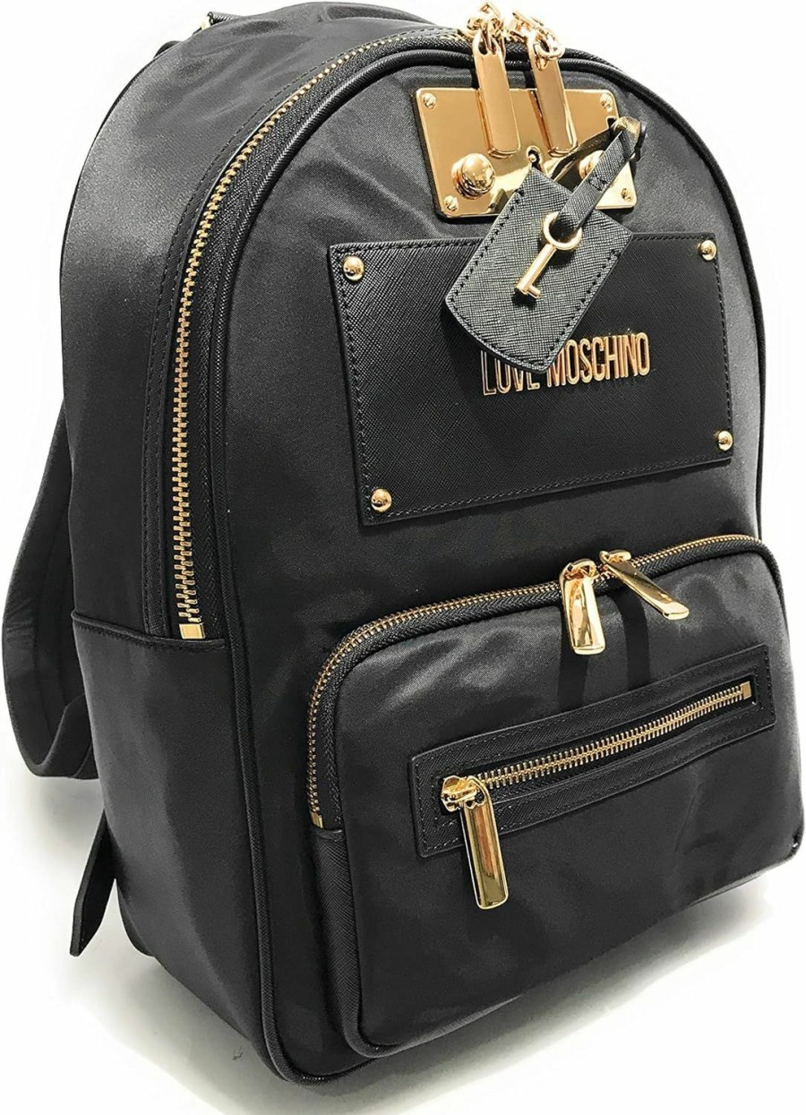 Backpack Handbags | Love Moschino Love Moschino Women'S Jc4152Pp1Glg100A, Black, 39X27X13