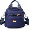 Backpack Handbags | Fecialy Fecialy Women'S Backpack Multifunction Large Capacity Travel Shoulder Bags Waterproof Nylon Multiple Pockets Bag