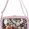 Backpack Handbags | FYDHI Fydhi Ita Pin Display Bag, Ita Crossbody Backpack With Kawaii Ita Anime Purse, Ita Bag Crossbody White Ita Bag For Women