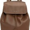 Backpack Handbags | Matt & Nat Matt & Nat Vegan Handbags, Mumbai Backpack, Brick (Brown) - Designer Purses & Bags, Men & Women, Cruelty-Free, Animal-Free