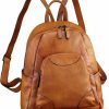 Backpack Handbags | IVTG Ivtg Genuine Leather Backpack For Women Vintage Handmade Satchel Vintage Knapsack Retro Leather Rucksack Daypack (Coffee)